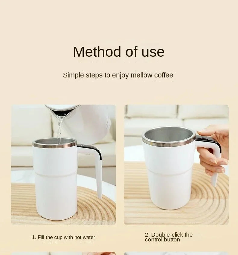 Mug Électrique Auto-Mélangeur 380ml
