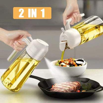 Vaporisateur d'Huile 2en1 en Verre 470ml
