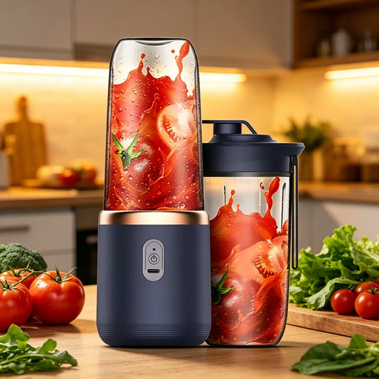 Mini Blender Portable USB Double Gobelet