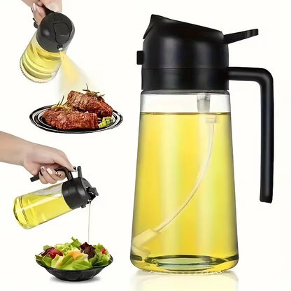 Vaporisateur d'Huile 2en1 en Verre 470ml