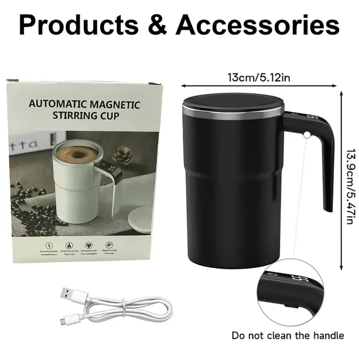 Mug Électrique Auto-Mélangeur 380ml