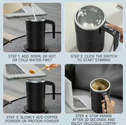 Mug Électrique Auto-Mélangeur 380ml