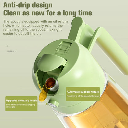 Vaporisateur d'Huile 2en1 en Verre 470ml