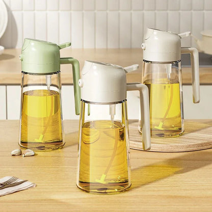 Vaporisateur d'Huile 2en1 en Verre 470ml