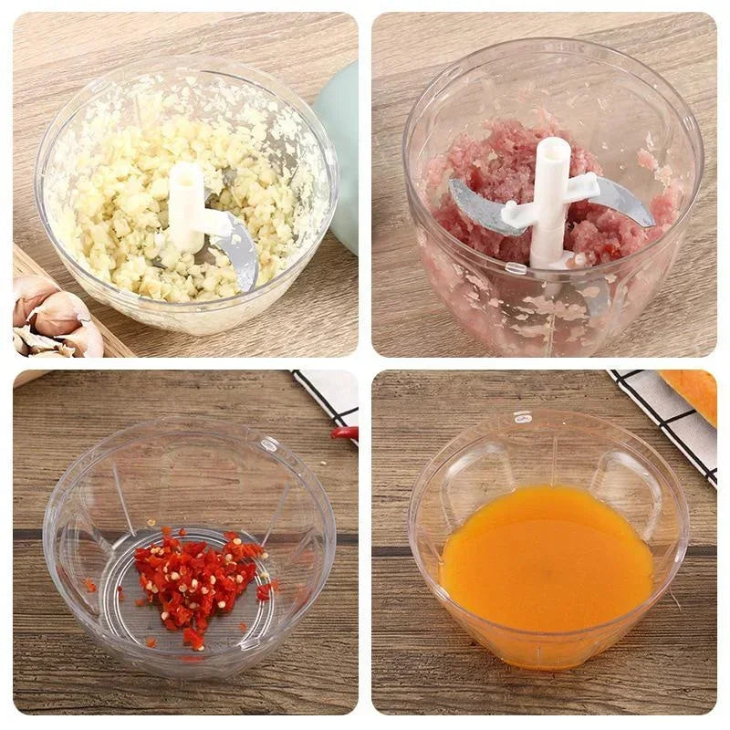 Nouvel accessoire de cuisine : hachoir et coupe-oignon