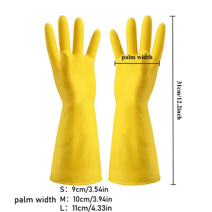 Gants de Vaisselle Longs Renforcés Imperméables