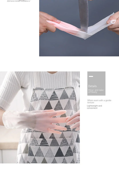 Gants de Vaisselle Fins en Latex