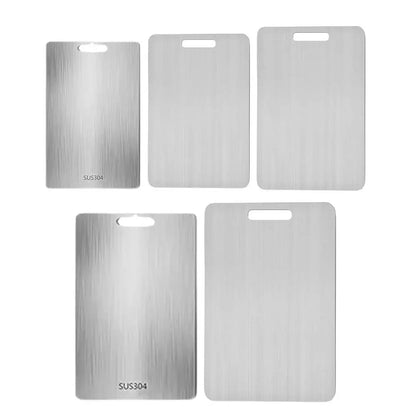 Planche à Découper en Acier Inoxydable Épaisse