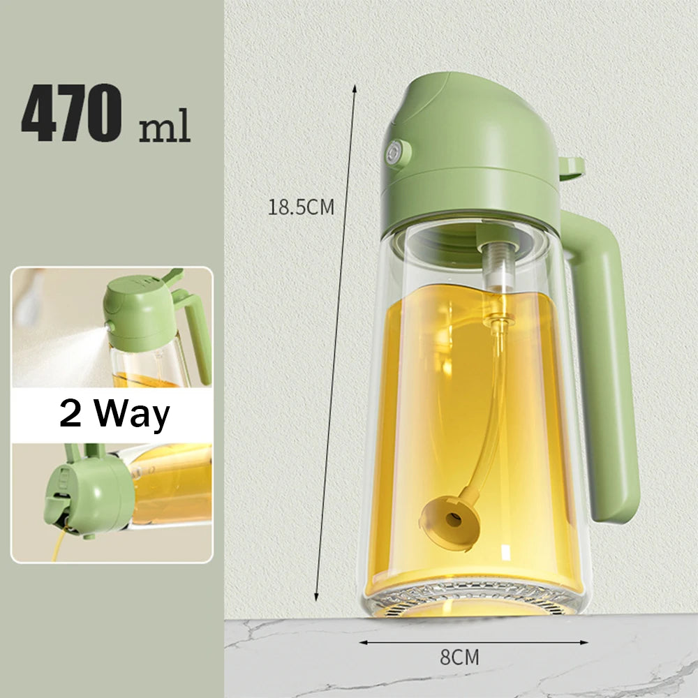 Vaporisateur d'Huile 2en1 en Verre 470ml