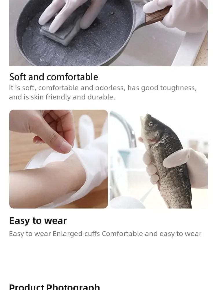 Gants de Ménage Imperméables en Latex