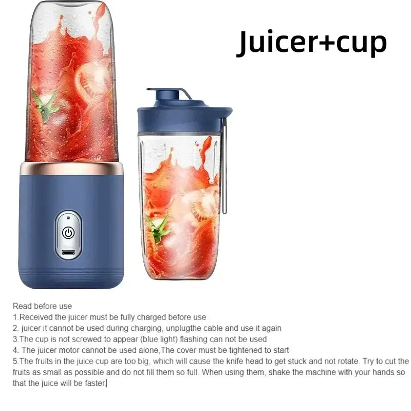 Mini Blender Portable USB Double Gobelet