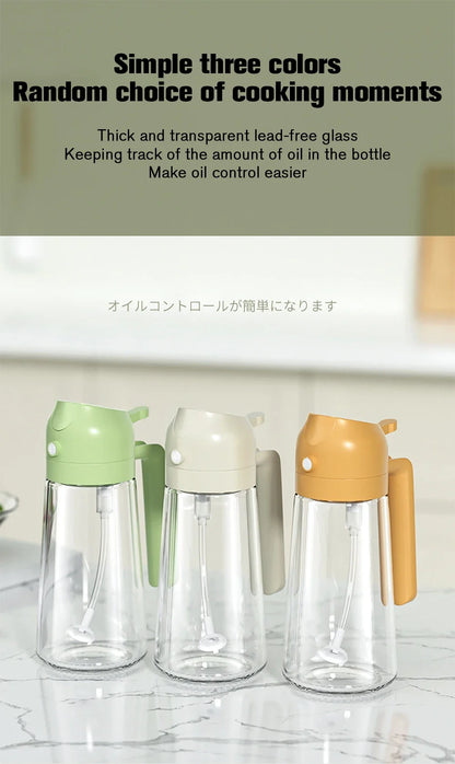 Vaporisateur d'Huile 2en1 en Verre 470ml