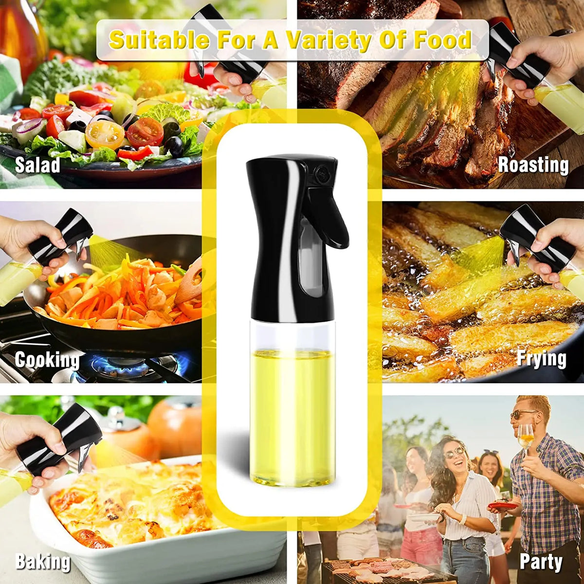 Flacon Vaporisateur d'Huile de Cuisine