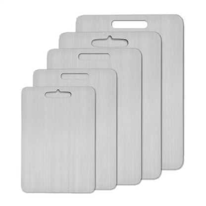 Planche à Découper en Acier Inoxydable Épaisse