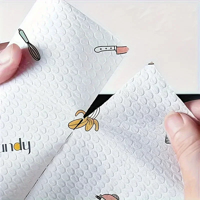 Lingettes de Cuisine Réutilisables Anti-Graisse