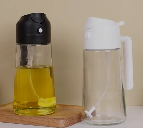 Vaporisateur d'Huile 2en1 en Verre 470ml