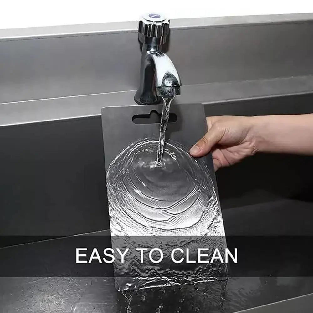 Planche à Découper en Acier Inoxydable Épaisse